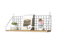 Juego de estantes for tableros Clavos, Soporte Metal, Organizador Pared for exhibición, Bandeja Almacenamiento for Banco Trabajo Garaje Oficina (Blanco, Estilo 1) A