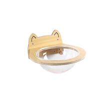 Juego de estantes y Perchas Pared for Gatos, Nido Madera Maciza, cápsula Espacial for, Plataforma Salto con Hamaca(C2)