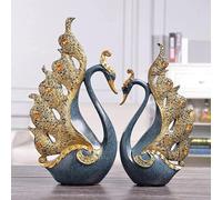 Juego de estatuas de cisne, escultura de cisne enamorado, decoración del hogar, regalo del día de San Valentín, decoraciones de boda, accesorios de oficina y sala de estar