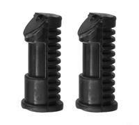 Juego de estriberas de goma para motocicleta Honda 1-1/4 pulgadas protector del motor - Cubiertas antideslizantes para reposapiés B para ct SL 65-79