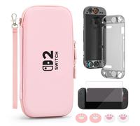 Juego de estuche de transporte para consola Switch 2 Pink