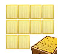 Juego de excluidores de abejas para apicultura: accesorios para marcos de colmenas de 10 piezas, herramientas de control de abejas de fácil instalación para exclusión de reinas, manejo de colmenas y o