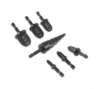 Juego de expansor de tubería de cobre, 7 piezas para kit de herramientas de ensanchamiento HVAC para tubos de cobre suave, expansor de tubo de mango hexagonal compatible con taladro eléctrico con