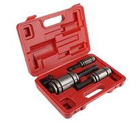 Juego de Expansor de Tubo de Escape, Enderezar Abolladuras de Abrazadera, Acero Forjado, Tubos de 1-1/8-3-1/2 Pulgadas, Estuche de Almacenamiento de Molde por Soplado