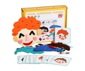 Juego De Expresiones Faciales: Emparejamiento De Emociones De Personajes, Tarjetas Didácticas Educativas, rompecabeza Interactivo De Aprendizaje | Recurso para El Desarrollo De La Comprensión Emocion