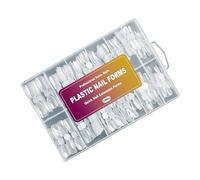 Juego de extensión profesional Unguis, juego de 120 piezas de transferencia flexible ABS con punta dividida ergonómica para mujeres ocupadas, juego de extensión Unguis combinado con sustancia ABS