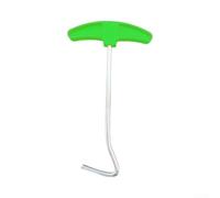 Juego de extractor de clavos para tienda de campaña, extractor de uñas para acampar al aire libre, removedor de estacas con funda, equipo de senderismo 16 x 9 cm (extractor de uñas negro)