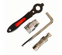 Juego de extractor de manivela resistente para cono cuadrado para Octalink ISIS PowerSpline, herramienta extractora de manivela de acero de alto carbono con enchufe de 20 dientes para carretera de