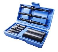 Juego de extractor de rodamientos interiores para motocicleta, 9-23 mm, extractor de rodamientos de ruedas, extractor de rodamientos de bolas con 5 tamaños de clips abiertos, juego de herramientas de