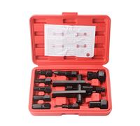 Juego de extractor de rodamientos internos mejorado, juego de extractor de rodamientos interiores, herramientas de extracción de reparación de motocicletas con caja de almacenamiento, separador de 10