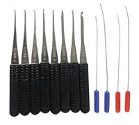 Juego de Extractores de Llaves Rotas, Kit de Herramientas de Extracción K Rotas, Extracteur de Clé Cassée, 0,2 a 0,4 MM, para Mantenimiento de Reparación、Herramientas de Cerrajería