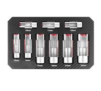 Juego De Extractores De Pernos | Kit De Herramientas Para Quitar Tuercas: Extracción Automática De Ajuste Firme Para Aficionados, Mecánicos, Propietarios De Automóviles, Tuercas Dañadas, Tornillos Pel