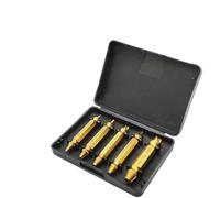Juego de extractores de tornillos dañados, juego de extractores de pernos fáciles de sacar, herramientas de brocas para quitar herrajes rotos oxidados, extractor de tornillos en espiral para tornillos