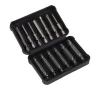 Juego de extractores de tornillos de doble cabeza para quitar tornillos oxidados o pelados, adecuado para su uso en zonas profundas y difíciles de alcanzar (B)