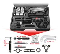 Juego De Extractores Hidráulicos KS Tools De 2 Y 3 Brazos, 22 Piezas, 700.1200