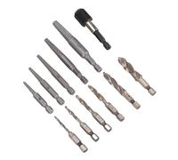 Juego de extractores tornillos, 5 piezas acero aleación, removedor pernos rotos fáciles sacar con adaptador cambios rápidos, for pelados, tuercas en reparación automóviles, decoración del hogar