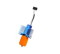 Juego de extremo caliente para impresora 3D de metal preciso, boquilla de 0, 4 mm y hotend de enfriamiento para flujos de filamento suaves y a prueba de fugas, boquilla de metal doble de precisión