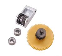 Juego de extrusora de doble engranaje para laboratorio Bambu para la serie X1/P1 con engranajes de acero endurecido, diseño de onda y montaje de doble rodamiento para una alimentación mejorada de