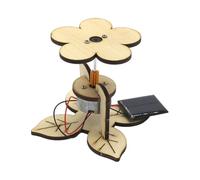 Juego de fabricación de flores de y astillas de madera para la escuela, clase de ciencias, herramienta de aprendizaje de física para niños, artesanía hecha a mano, artesanía de flores de