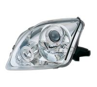 Juego de faros compatible con Honda Prelude 1997-2001 - Cromado - incl. Ojos de angel
