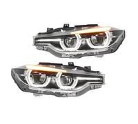 Juego De Faros Compatible Con Serie 3 Para F30 2013 2014 2015 2016 2017 2018 Faros Dinámicos DRL Halo Angel Eyes Accesorios Para Lentes De Proyector