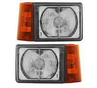 Juego de faros delanteros delanteros sin bombilla para modelo Panda 141_ 141A