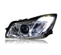 Juego De Faros Delanteros Para Buick Para Regal Para Opel Para Insignia Faros Delanteros LED Faros Delanteros LED Angel Eye Luces DRL Delanteras Lente Bixenón Kit De Xenón HID Faro Principal(6000K,Lef