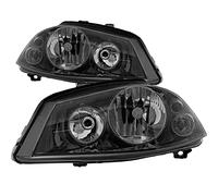 Juego de faros halógenos H3, izquierdo y derecho, faros principales delanteros con soporte de lámpara para modelos Ibiza III 6L1, Córdoba 6L2