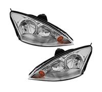 Juego de faros halógenos, izquierda y derecha, faros principales y delanteros H7/H1 para modelo Focus Turnier DNW DAW DBW DFW