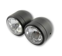 Juego de faros HIGHSIDER Smart, negro, luz de cruce y luz de carretera.