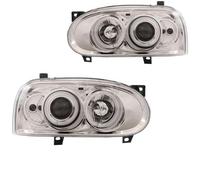 Juego De Faros Izquierdo Y Derecho Para VW Golf III Variant CCFL COOL LIGHTS