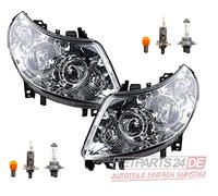 Juego de faros Johns compatible con Fiat Ducato, juego de 250 01/11-05/14 incl. lámparas izq+der