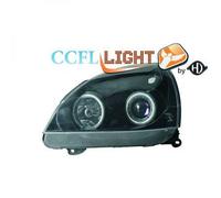 Juego De Faros LHD Proyector CCFL Claros Negros H1 H7 Para Renault Clio 01-05