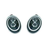 Juego De Faros Para Porsche 911 Cabriolet ANGEL EYES Negro Transparente