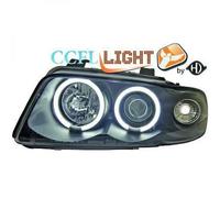 Juego De Faros Proyector CCFL LHD Claros Negros Para Audi A4 Sedán Avant 8D2