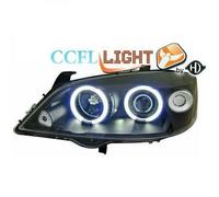 Juego De Faros Proyector CCFL LHD Claros Negros Vauxhall Astra G 1997-2004