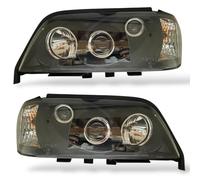 Juego De Faros Proyector LHD Claros Negros Mercedes-Benz C180-280 W202 93-00