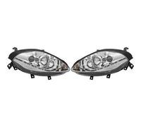 Juego De Faros Proyector LHD LED Clear Chrome Para Fiat Bravo 07-En Adelante