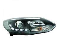 Juego De Faros Proyector LHD LED DRL Claros Negros H7 H1 Para Ford Focus IV 11-