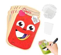 Juego De Felicitación De San - Tarjetas De Papel De Colores En Forma De Dibujos Animados Con De Cincuenta Unidades, Selección De Mini Regalos Creativos, Solución Compacta D