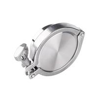 Juego de férulas for soldar de acero inoxidable con triple abrazadera, tapa terminal y junta de silicona, grado 304 for una conexión rápida(159mmxFerrule 183)