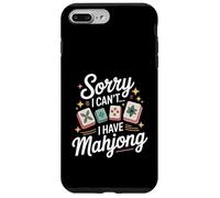 Juego de fichas Mah Jongg Lover Mahjong Cards Mahjong Player Carcasa para iPhone 7 Plus/8 Plus