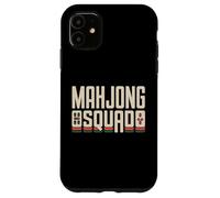 Juego de fichas Mah Jongg Lover Mahjong Cards Mahjong Squad Carcasa para iPhone 11