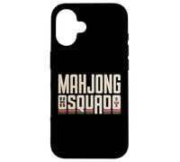 Juego de fichas Mah Jongg Lover Mahjong Cards Mahjong Squad Carcasa para iPhone 16