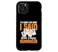 Juego de fichas para jugadores de Rummikub I Am Sorry King Rummikub Carcasa para iPhone 11 Pro