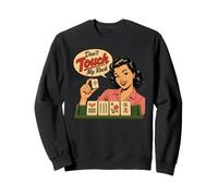 Juego de fichas Vintage de Mahjong Don't Touch My Rack Sudadera