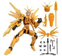 Juego de figuras de acción T13 desmontadas, figura de acción simulada impresa en 3D, guerrero robot móvil multiarticulado, robot móvil Shapeshift Lucky Robo 13 para amantes de los juegos, entusiastas