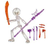 Juego de figuras de anime, juguete coleccionable de múltiples articulaciones, modelo de pie de 4,72 x 1,18 x 3,35 pulgadas con armas de montaje, figura de exhibición, muñeca de anime de acción con dis