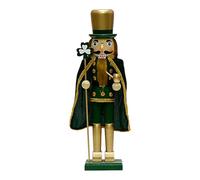 Juego de Figuras de Cascanueces - Tradicionales de Madera, Estatua Decorativa de Soldado | Pieza Coleccionable clásica del Rey de Navidad para en casa, Oficina, Chimenea