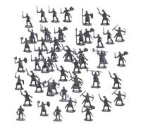 Juego de figuras de soldados de juguete, 100 miniaturas de modelos históricos como juego de mesa para niñas y para proyectos educativos, juego de rol y decoración de pasteles